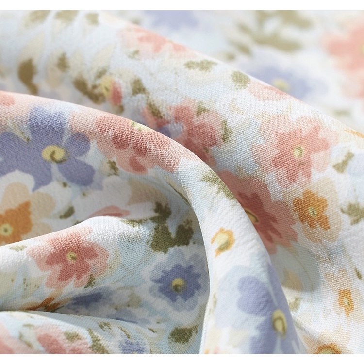 SHEIN dress floral midi dress summer dress bigsize korea Vintage