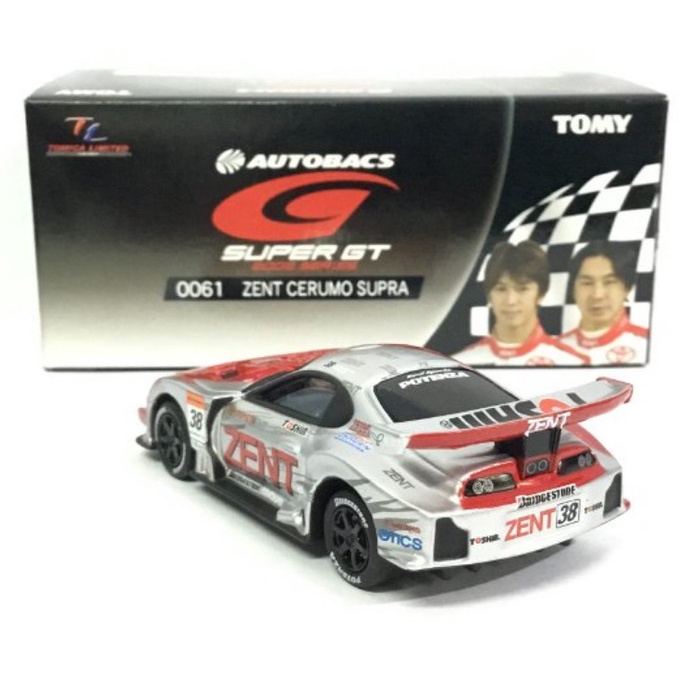 Tomica Limited Autobacs Super GT 0061 Zent Cerumo Supra Silver