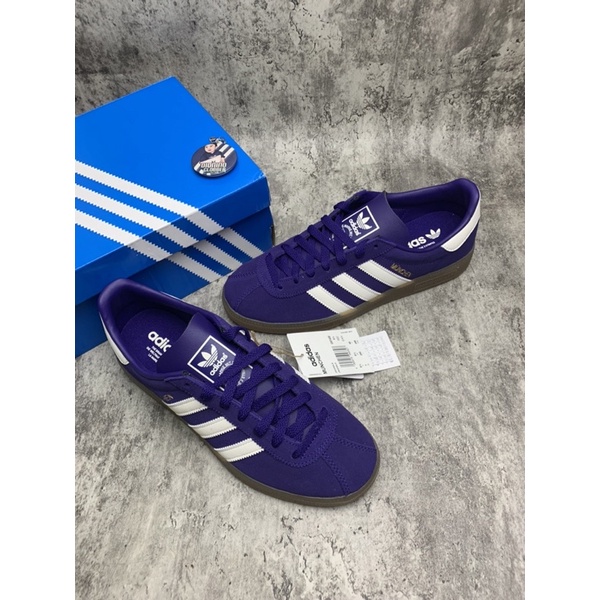 purple adidas munchen