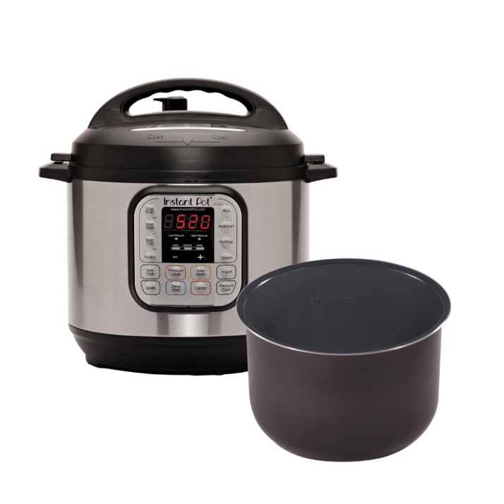 Instant Pot Duo 7 in 1 Slow Cooker 6 Quart (5,7 L) Stainless Steel Black