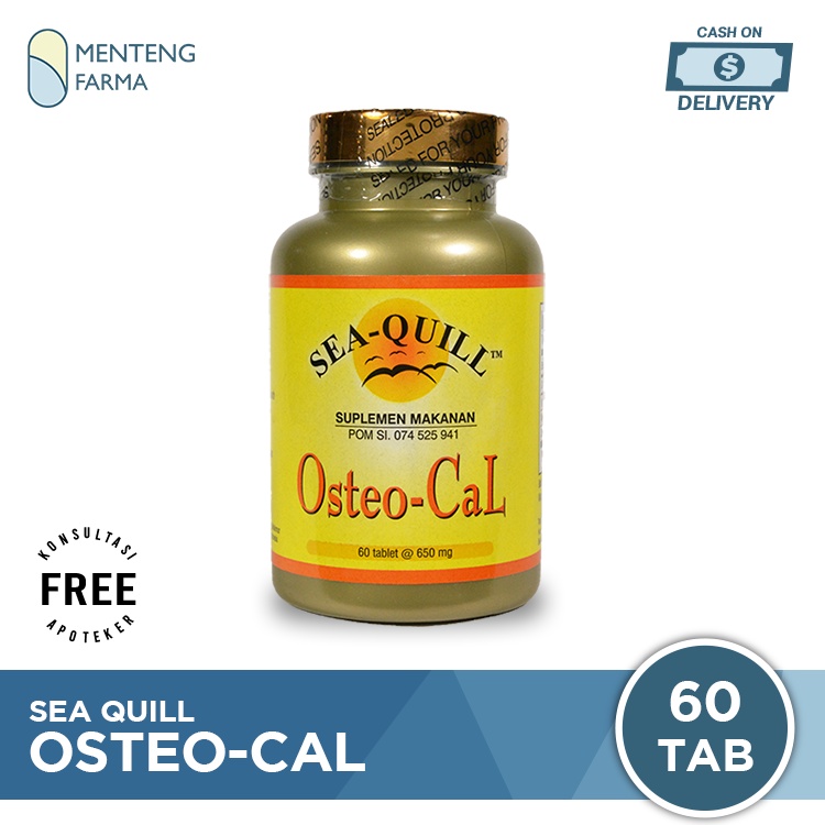 Sea Quill Osteo-Cal - Suplemen Kalsium Tulang Keropos / Osteoporosis