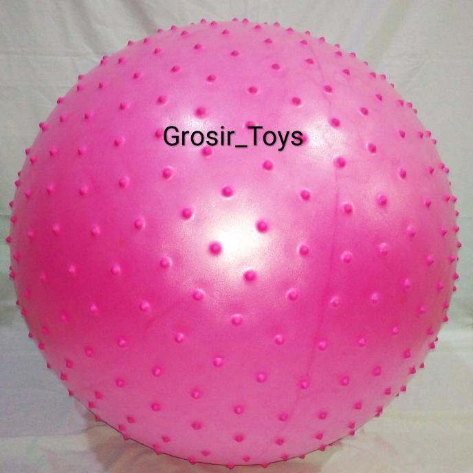 Mainan Bola Karet Duri (SNI) / Bola Duri 75 cm DAN 30CM