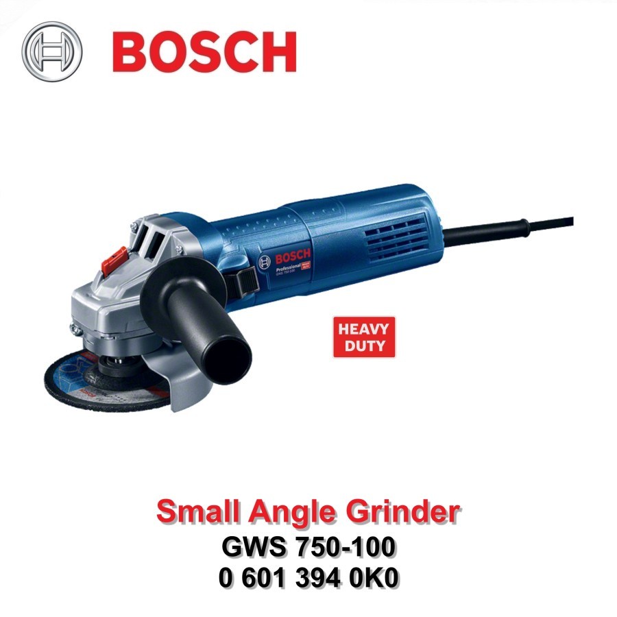 Bosch GWS 750-100 Angle Grinder / Gerinda Tangan Listrik 4" 750Watt