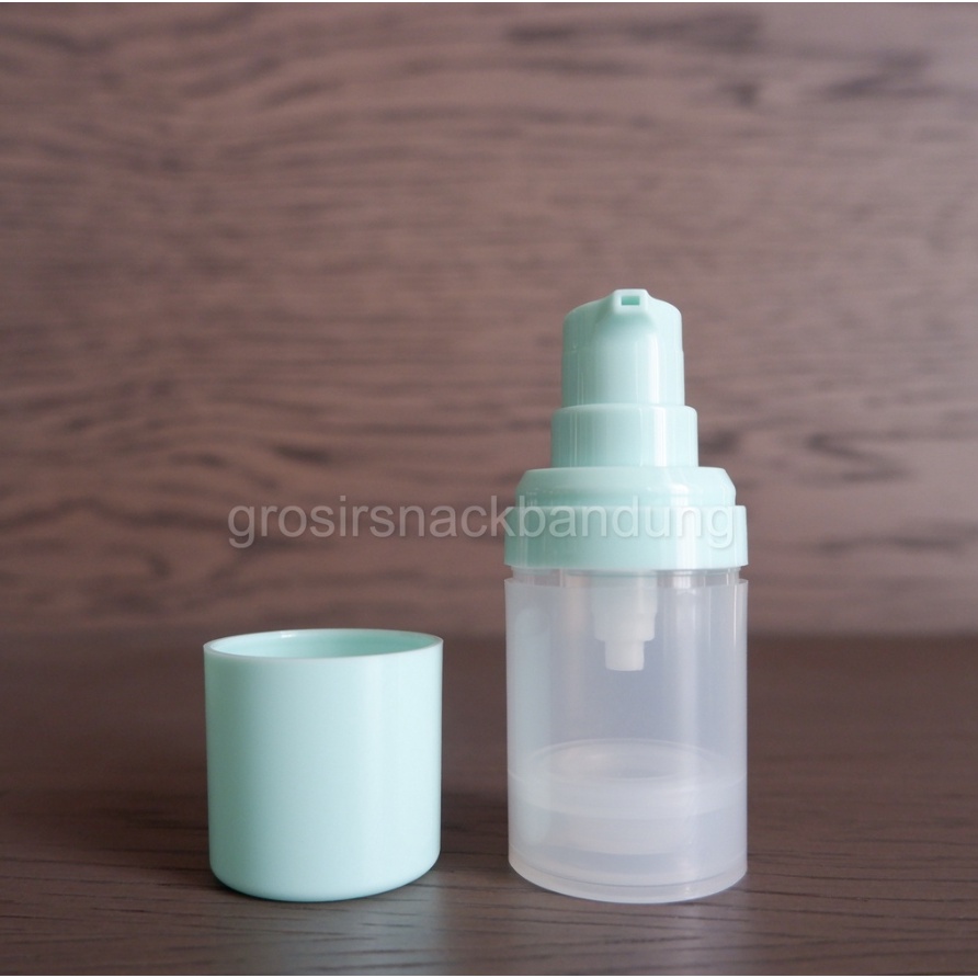 [1000 PCS] Botol Airless Spray 15ml Botol Serum Airless Pump Kosmetik Skin Care 15ml