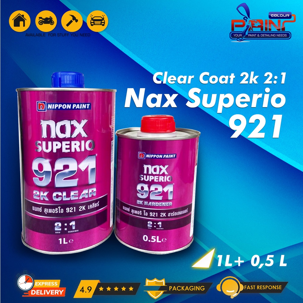 Clear Coat / Pernish Nippon Paint Nax Superio 921 1,5L 2:1