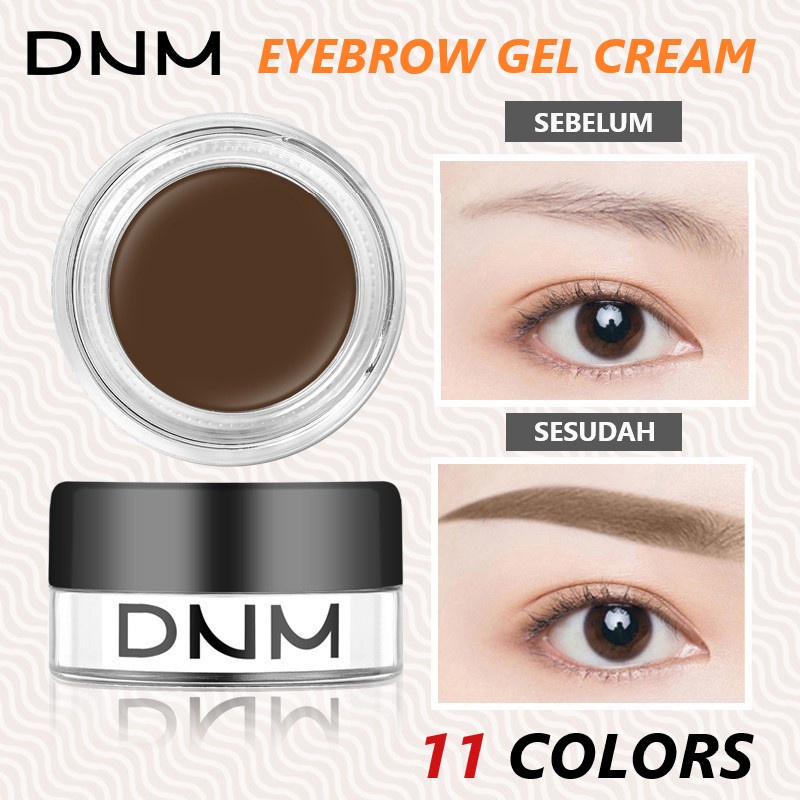 CSP111 – DNM Eyebrow Cream Dipbrow Pomade Waterproof Krim Alis Alat Make Up