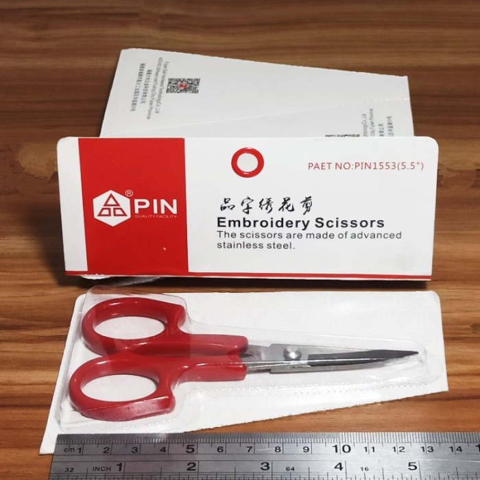 

Promo Gunting Bordir Lengkung 5.5 Inchi / Gunting Pin Limited