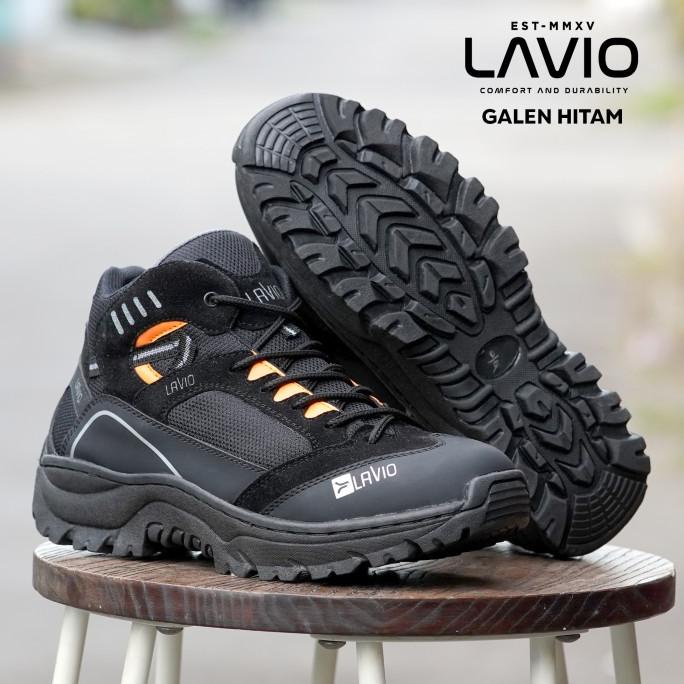 Sepatu Safety Boots Shoes Ujung Besi Lavio Galen Premium Original