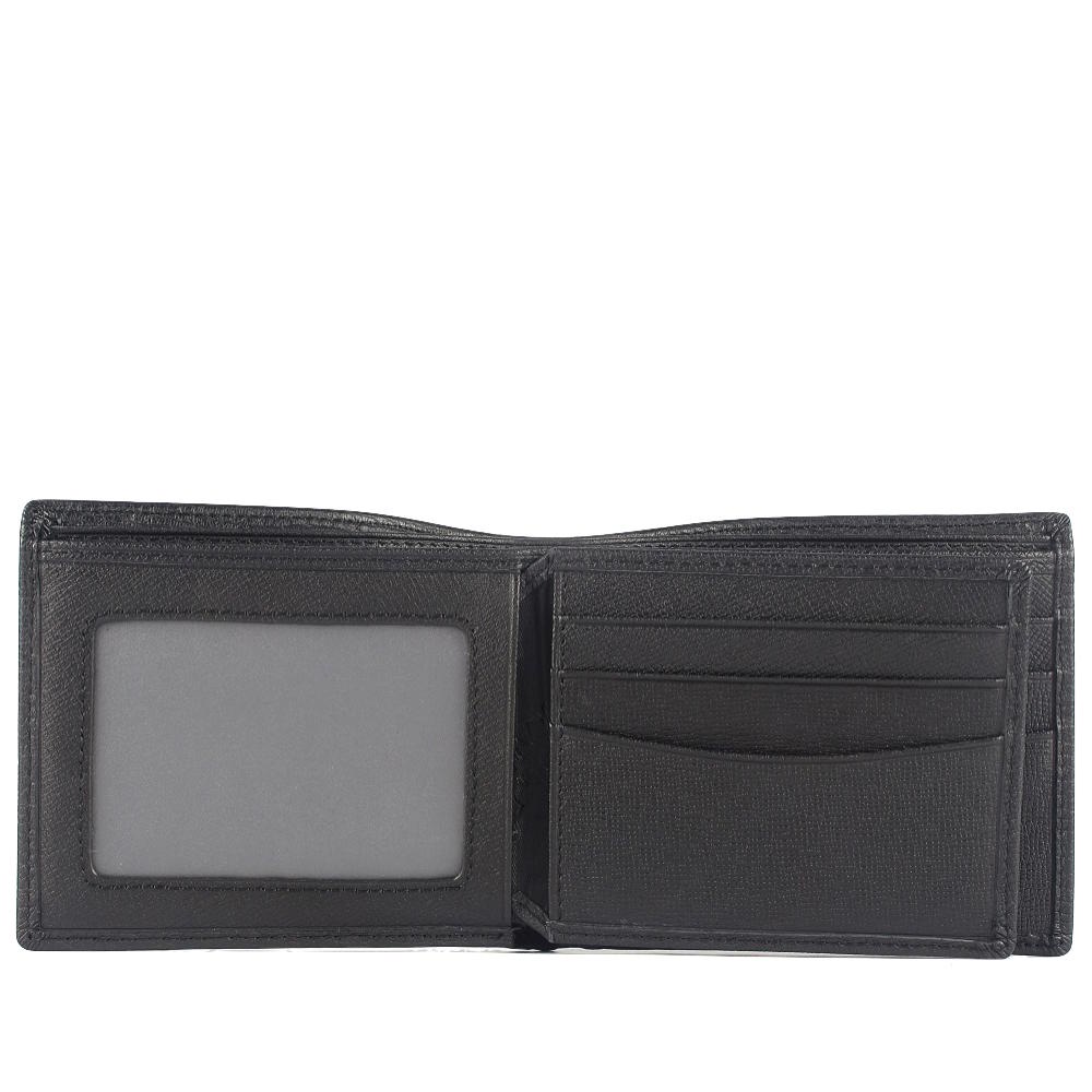 TOKOKOE - Dompet Pria model Tidur bahan Kulit Premium Dompet Lipat - MB 1607-12 Black