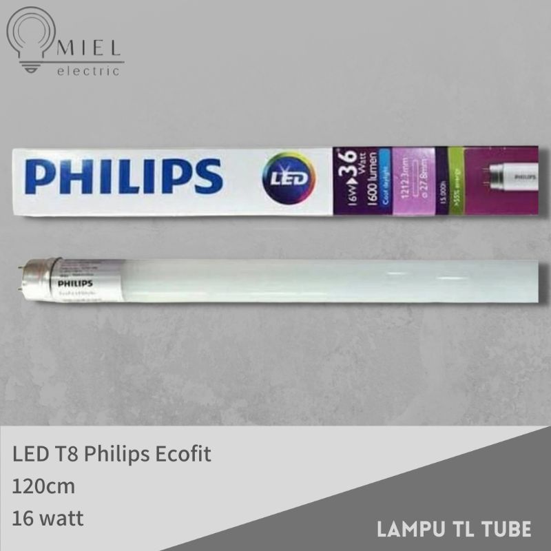 Lampu TL Tube LED T8 / TL Neon LED - Philips Ecofit - 16 watt