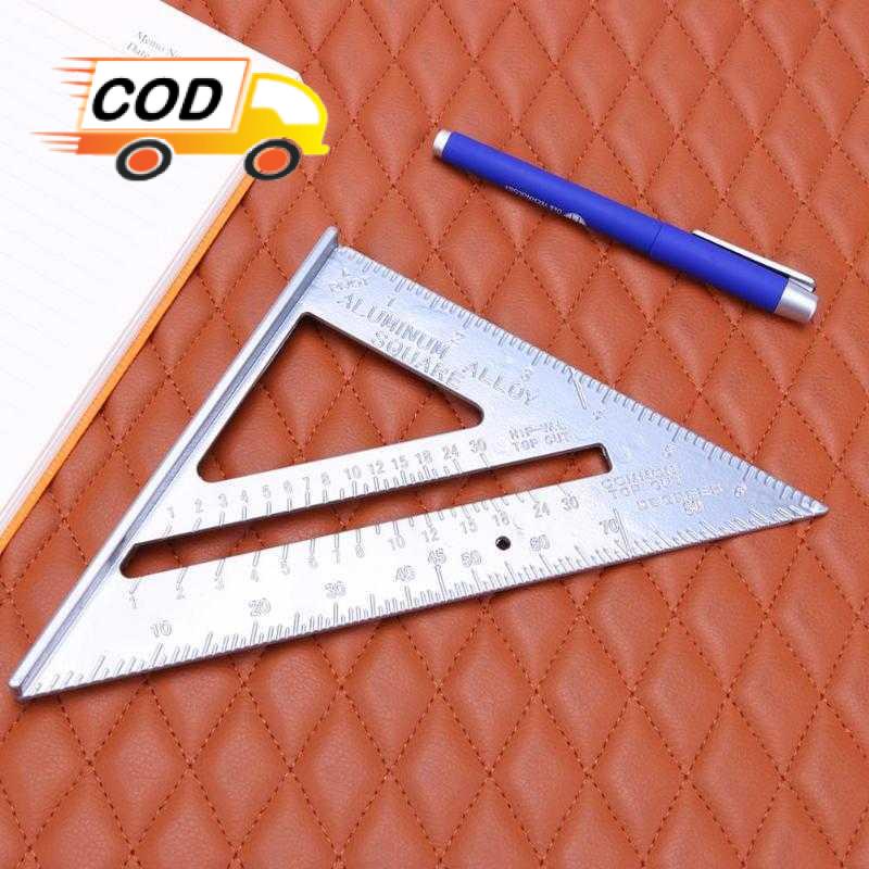 

Penggaris Siku Segitiga Sudut 90 Derajat Aluminium Mistar Tukang Kayu