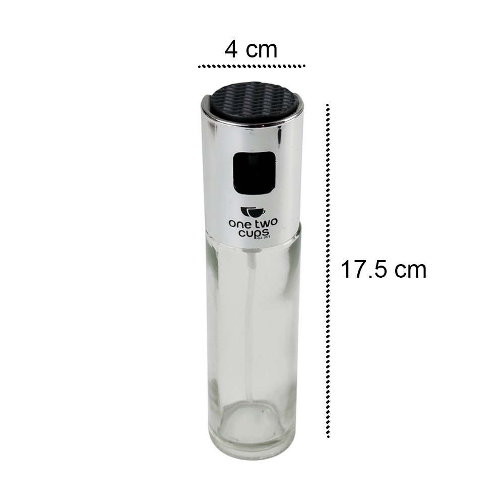 One Two Cups Botol Minyak Spray Olive Oil BBQ Chinese Food 100ml - HEA-1075 - Silver