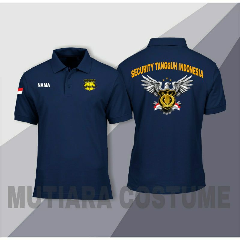 Kaos wangki security kaos kerah security warna