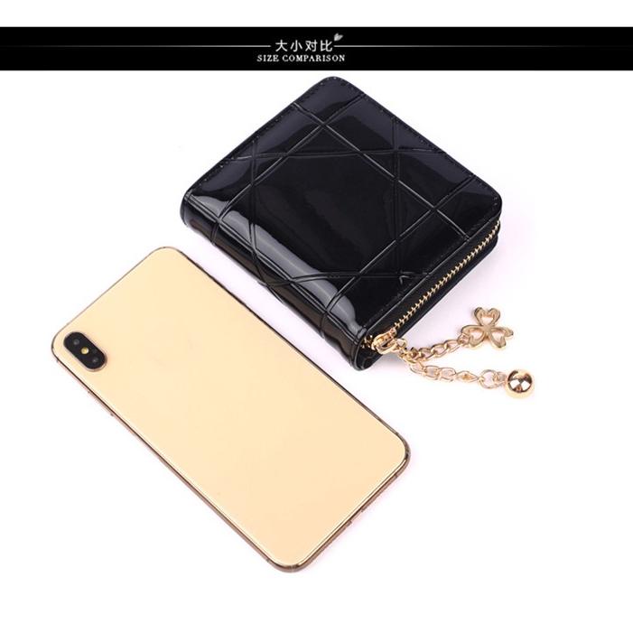 Tren Kekinian.. DOMPET WANITA KECIL KULIT GLOSSY IMPORT ABG FASHION KOREA MURAH BATAM ESTER BRANDED 