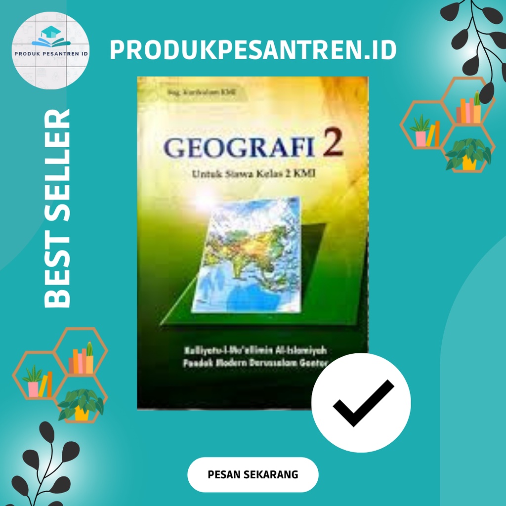 Buku Geografi 2 kelas 2 KMI Gontor / Geografi Kelas 2