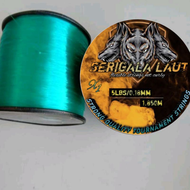 Senar Pancing serigala laut 1000m(  BIRU TOSCA   ) alat pancingSenar SenarNilon mancing joran..