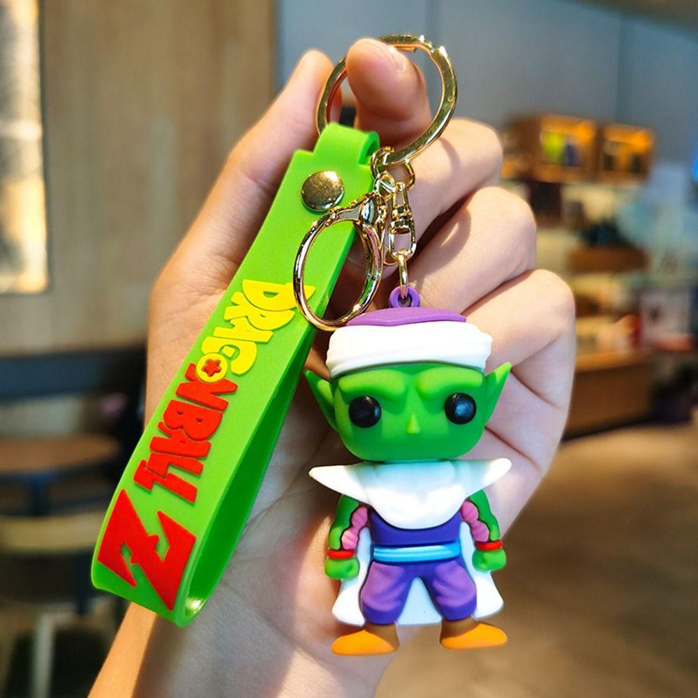 [Elegan] Dragon Ball Keychain Gantungan Kunci Untuk Perempuan Hadiah Lucu Anime Action Figure Gantungan Kunci Mobil Kartun Kunci Gesper Son Goku Key Lanyard