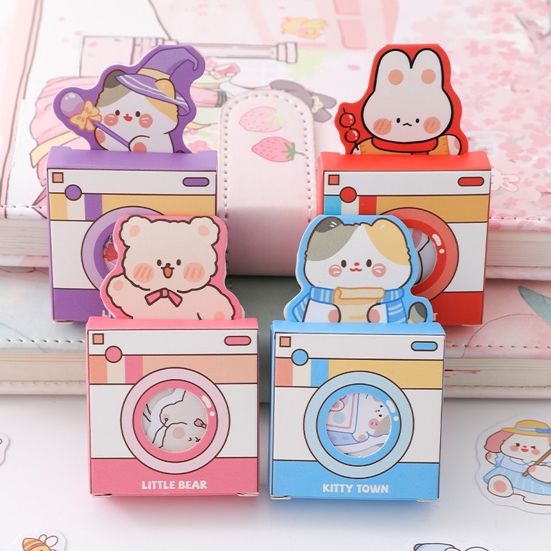 

46pcs/Box Stiker Tumbrl Sticker DIY Jurnal Scrapbook