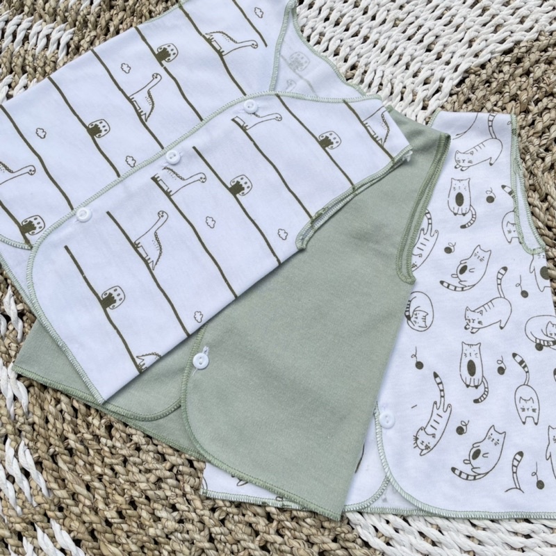 18 Pcs Baju Bayi Celana Bayi Setelan Bayi Baju Bayi Newborn Baju Bayi Baru Lahir Atasan Bayi Baju Bayi Murah Baju Bayi Lucu Baju Bayi Seri Abu DNW BABY