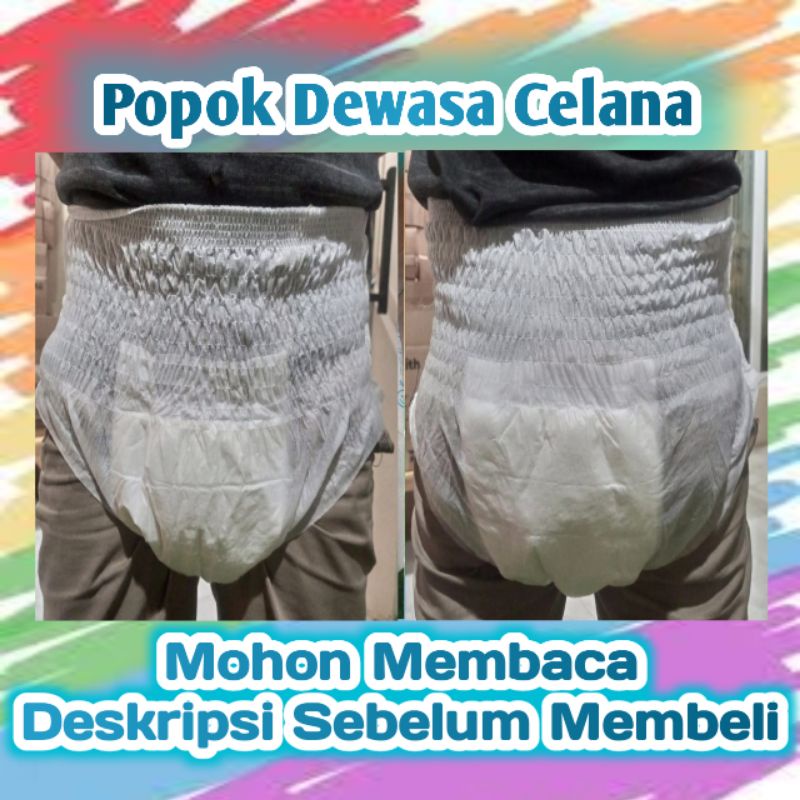 Popok Dewasa Celana Uk. M, L &amp; XL