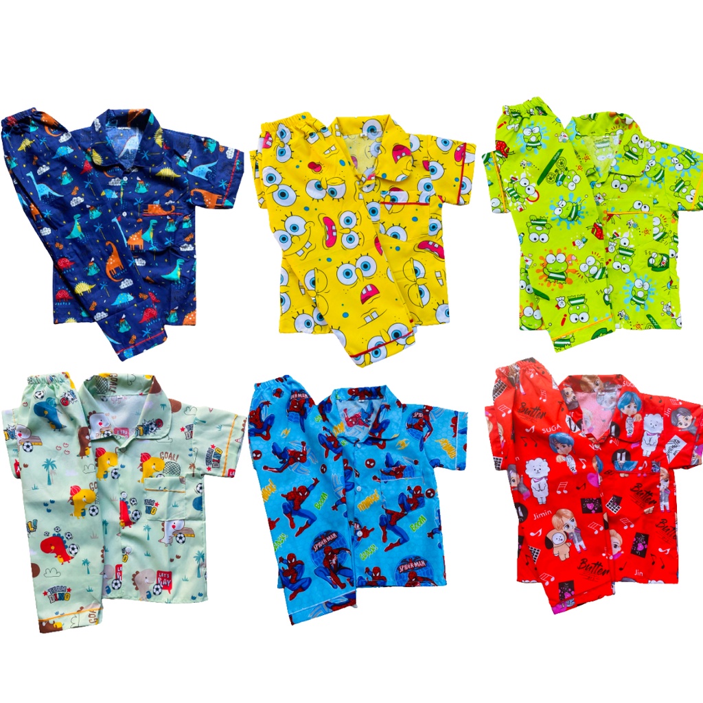 PIYAMA ANAK USIA 1-5 TAHUN SIZE M L XL PART 1