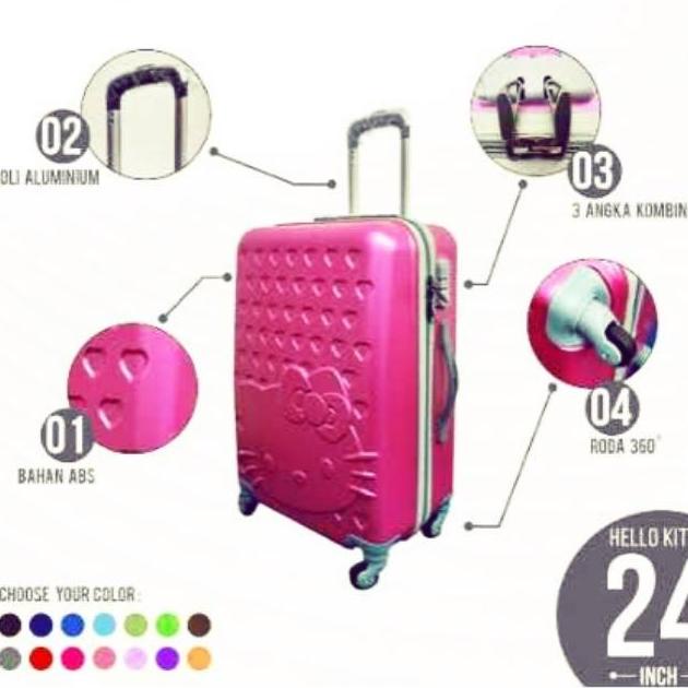 Koper 24 Inch Hello Kitty Lelydenisa