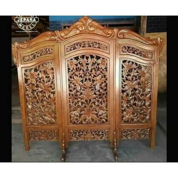 Promo Sketsel Penyekat Ruangan Full Ukir Jepara