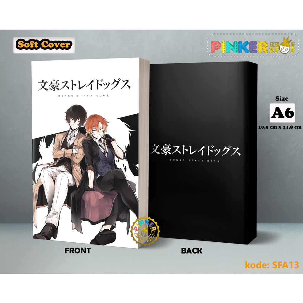 

(SFA13) Pocket Note Anime Bungou Stray Dogs Dazai Osamu Softcover