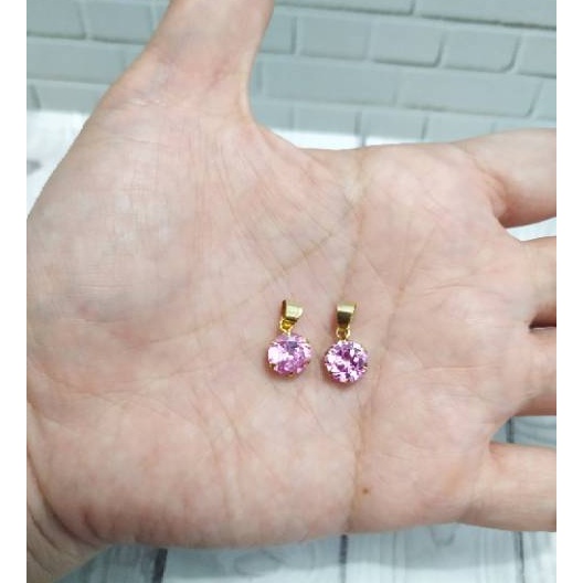 Liontin desi mata putih silver 925 perak asli