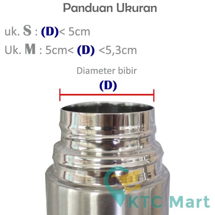 Tutup Botol Termos Air Panas Stainless/ Air Minum Tumbler Air/ Termos Air Panas / Tutup Termos Air Panas