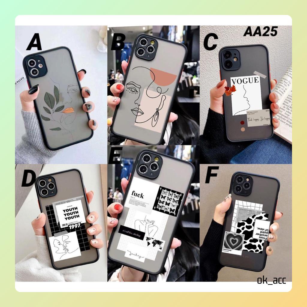 Casing Motif AA25 for Xiaomi Redmi 2 2s 3s 4A 4X 5A 5 5+ 6 6A 7 7A 8 8A 9 9A 9i Prime 9C 9T 10 10A 10C 11 Note 2 3 4 4X 5A 6 Pro 10s 11s