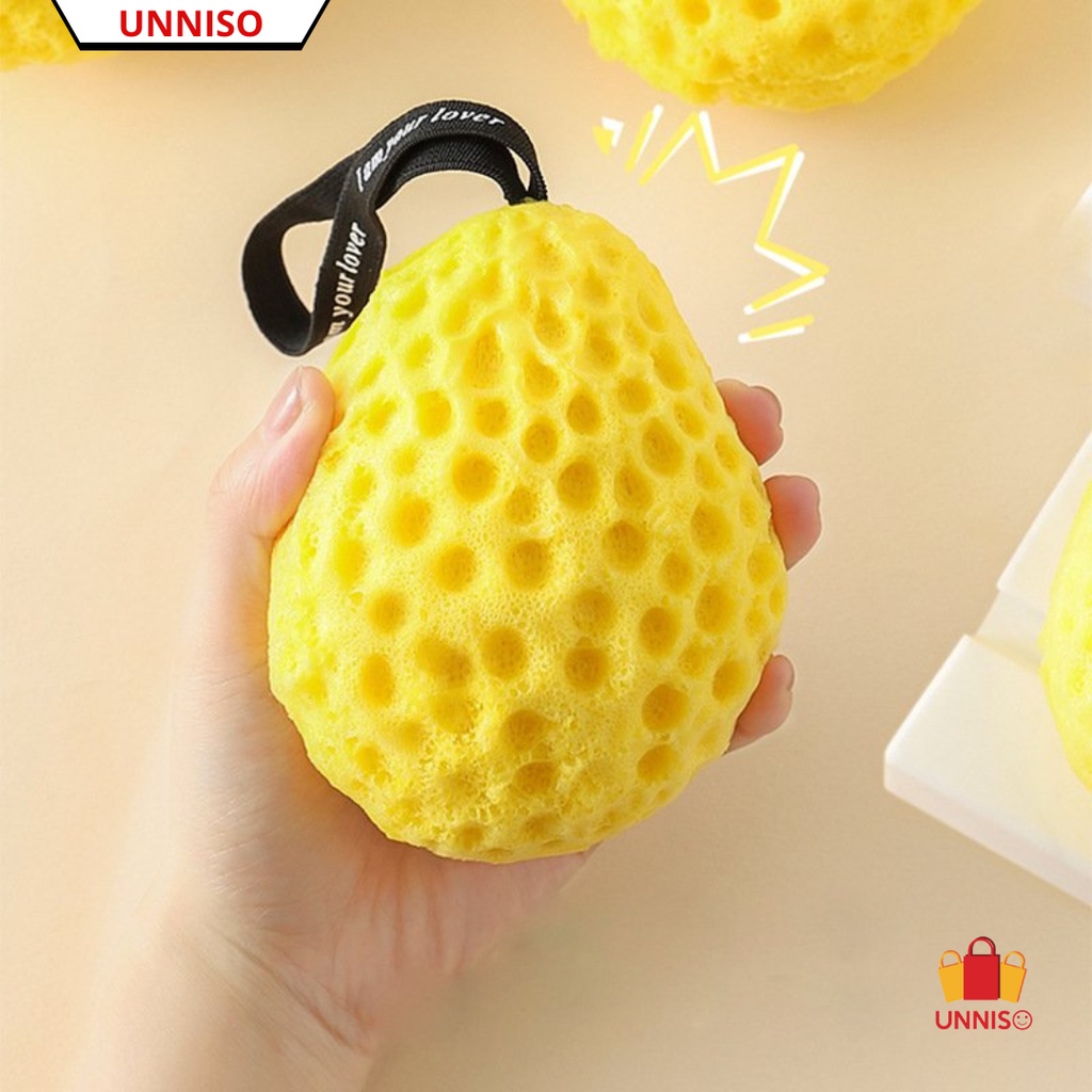 UNNISO - Spons Bath Brush pineapple Japanese Style
