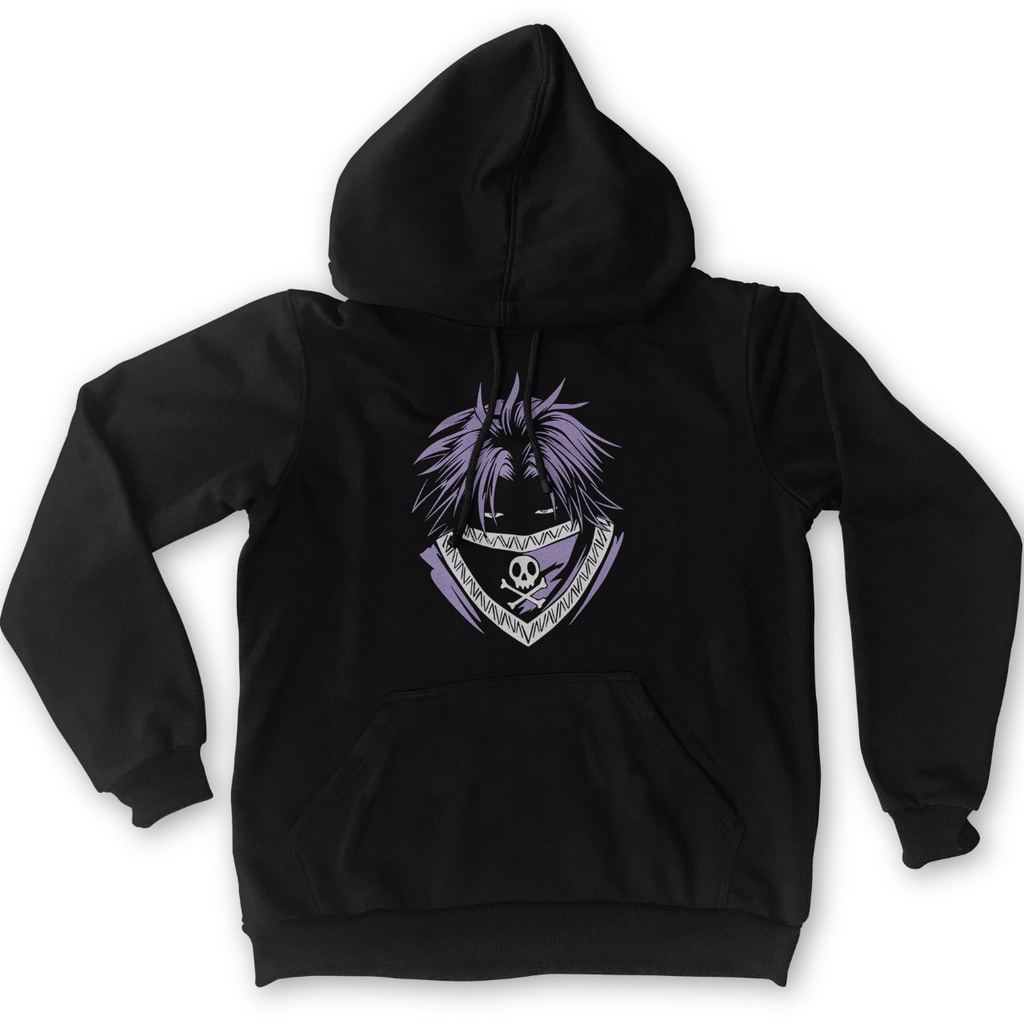 Sweater Hoodie Feitan HxH Black Anime Manga Hunter x Hunter Wibu Premium
