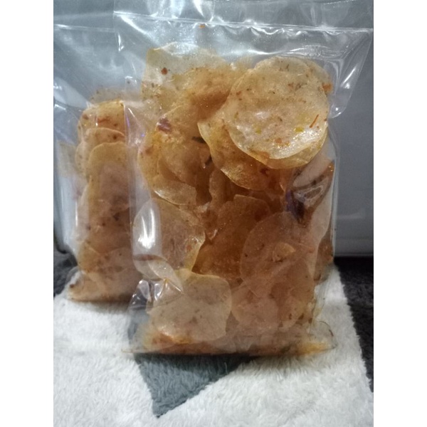 

keripik kaca pedas 100 gram /khas daun jeruk opak kaca pedas