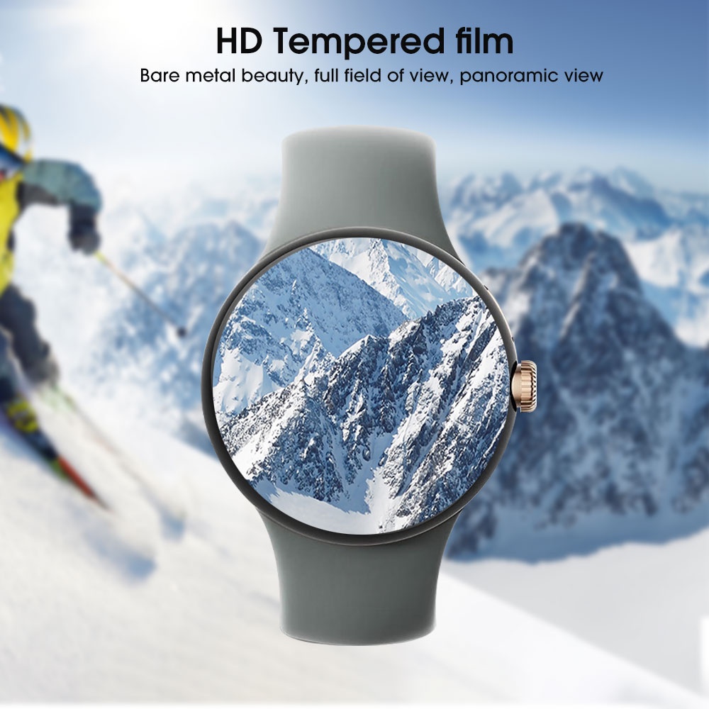 1pc Film Pelindung Layar Smartwatch Google Pixel HD Clear Flexible Anti Gores