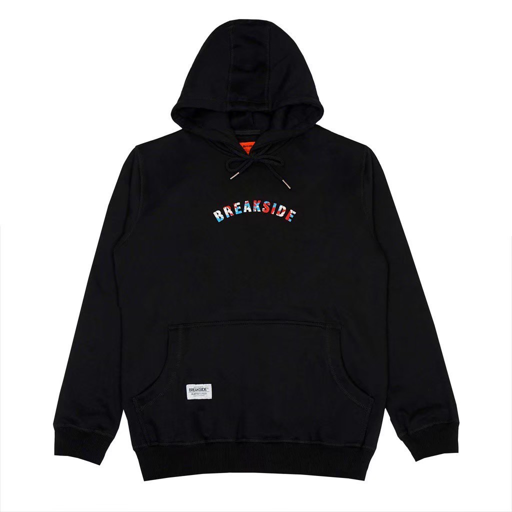 Breakside - Sweater Hoodie Black Camuflage