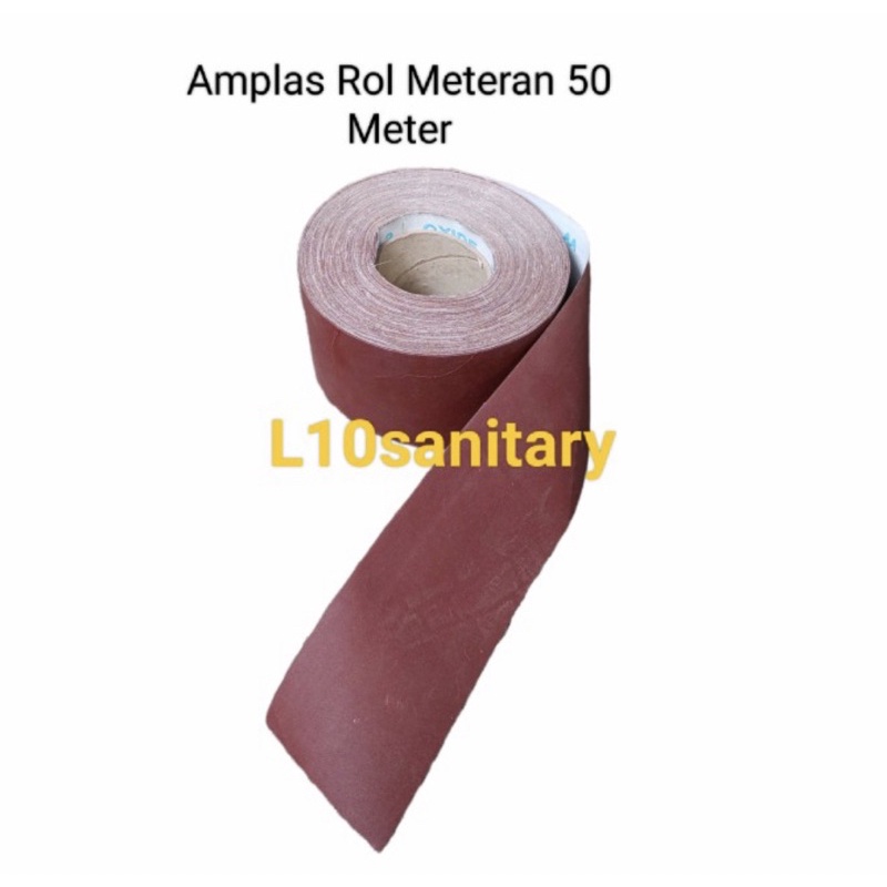 Amplas Rol Meteran 50 Meter / Amplas Kain Gulungan Per 1 Rol