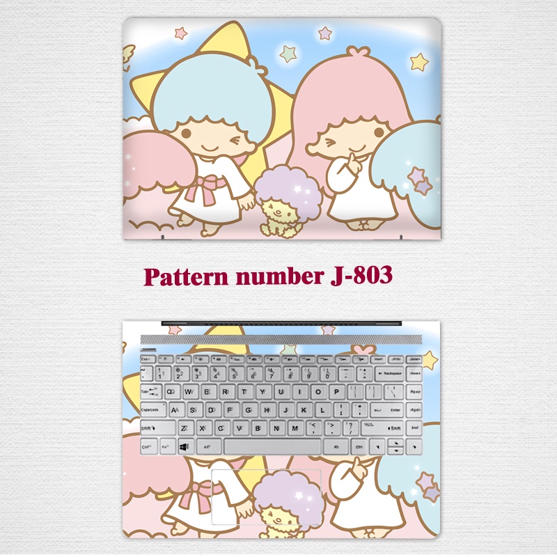 Stiker Skin Vinyl 2 Sisi Motif Kartun Untuk Laptop 11 / 12 / 13 / 14 / 15 / 17 Inch HP Probook 440 Probook 450 EliteBook 840 735 G345