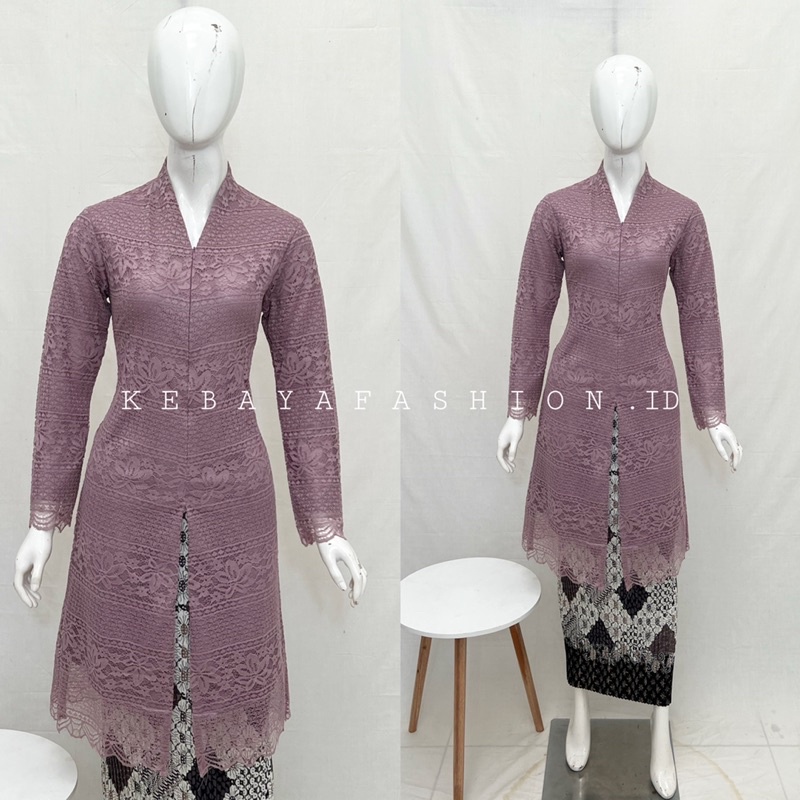 kebaya Modern. brukat busui. kebaya pesta. kebaya tunik busui. brukat modern resleting depan