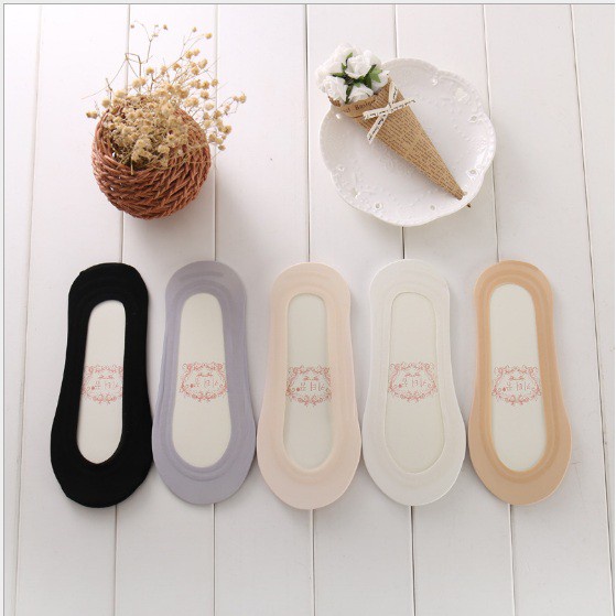 Kaos Kaki bambu Pendek Invisible kaus kaki balet Hidden Socks Flat Shoes Low