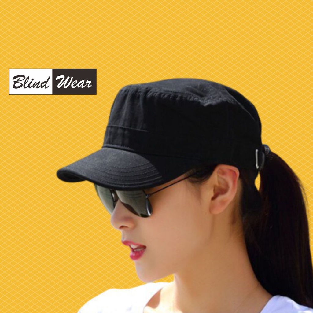 Topi Komando Pria Wanita Laki Perempuan Polos Premium Unisex