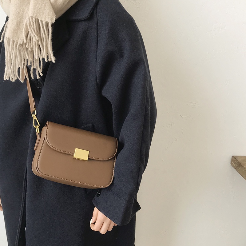 Suhao Tas Wanita Desain Niche Tas 2020 Baru Trendi Net Merah Retro Kecil Square Tas All-Match In Messenger Tas Tas Bahu