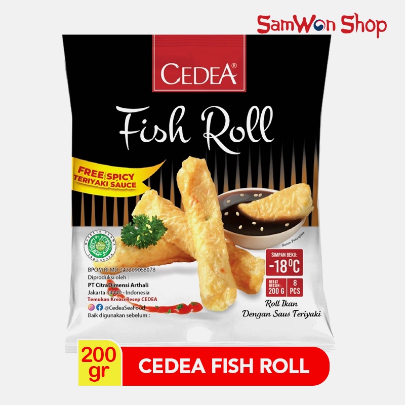

CEDEA FISH ROLL 200 GR - IKAN GULUNG FROZEN FOOD LEZAT BERMUTU