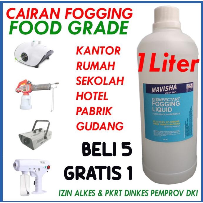 Cairan HOT Fogging - Fogging Liquid Mobil - Foging Desinfektan 1 Liter