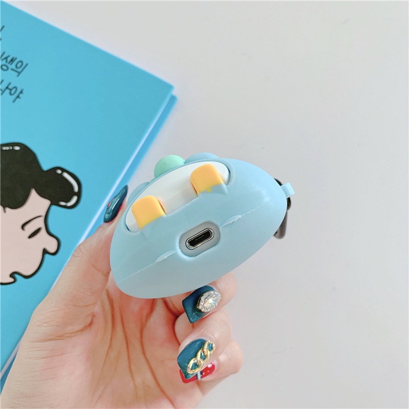 Case Pelindung Earphone Bluetooth Motif Kartun Beruang Kutub 3D Untuk Airpods 1 2 i12 i10 i11 i9s inpods 12 TWS