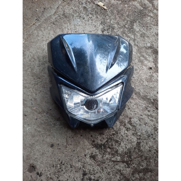 lampu depan klx 150 ori set batok