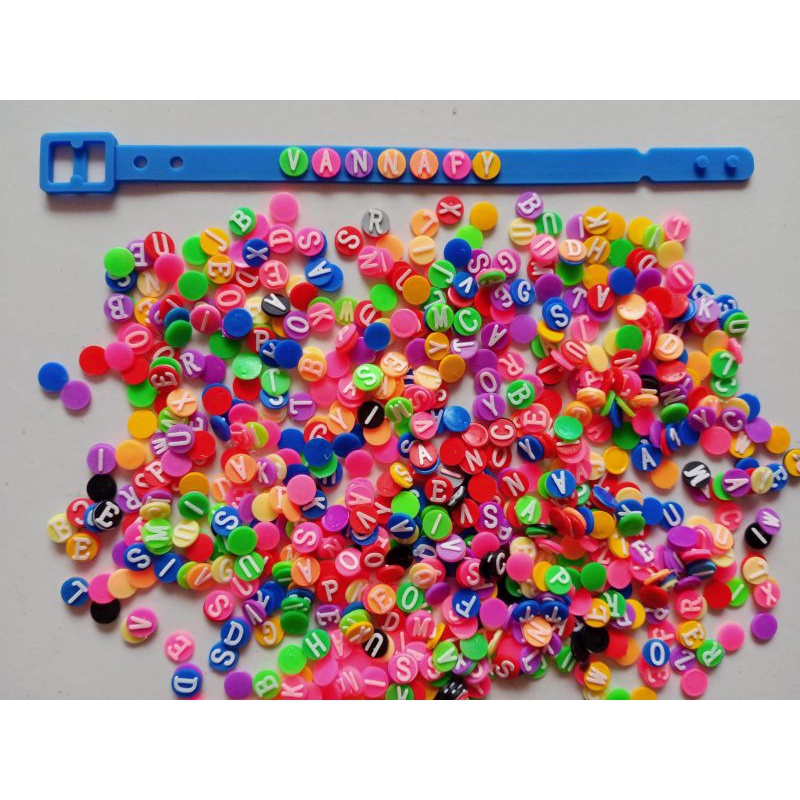 Gelang karet custom nama anak