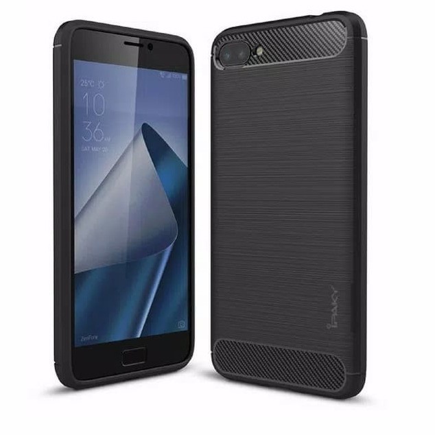 CASE SLIM FIT CARBON IPAKY ZENFONE 4 MAX PRO SOFTCASE - GA