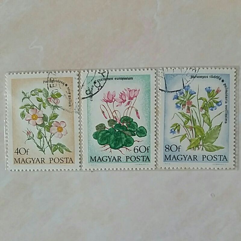 

(AB) Perangko Hongaria Flowers (1973) Set 3 pcs CTO