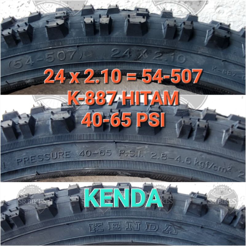 Ban Luar 24 x 2.10 Sepeda MTB Mini. KENDA